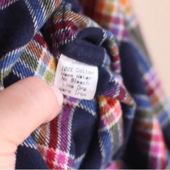 Kenyon Ridge Plaid Flannel Shirt Men L 100 Cotton Button Down Vintage Style - Picture 4 of 5